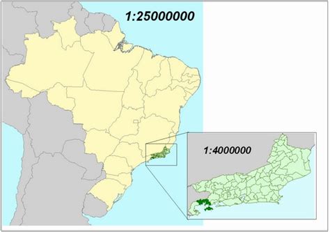 Como funciona a escala numérica nos mapas - Geografia - Colégio Web