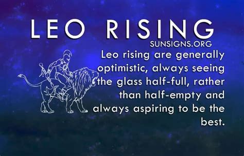 Leo Rising Sign: Power And Influence - SunSigns.Org