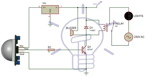 Motion Sensor Light Circuit