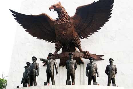 This is Monumen Kesaktian Pancasila from Indonesia's history.