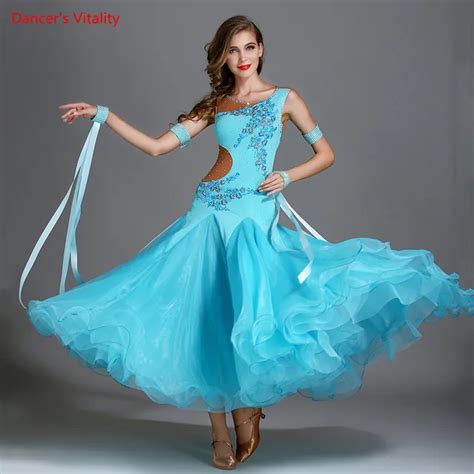 Aliexpress.com : Buy Fashion Women Ballroom Dance Dress Competition Costumes Luxury Diamond Big ...