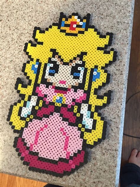 Princess Peach Perler Fuse Bead Pixel Pattern Pixel Art Templates | The Best Porn Website