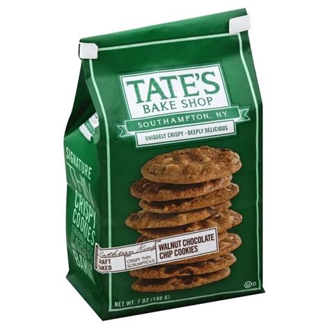 Tate's Bake Shop Cookies, Walnut Chocolate Chip (7 oz) - Instacart