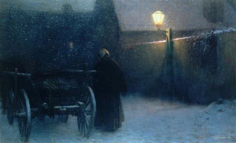 Jakub Schikaneder | Katze im schnee, Gemälde, Kunstwerke