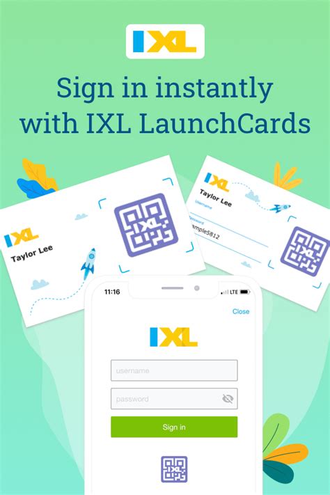 Sign in instantly with IXL LaunchCards - IXL Official Blog