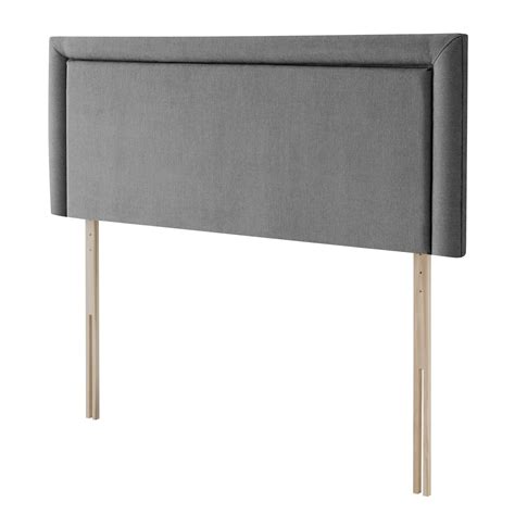 Silentnight Malvern Strutted Headboard - Slate Grey - Super King | Homebase