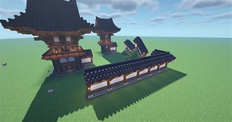 Japanese Walls and Towers Minecraft Map