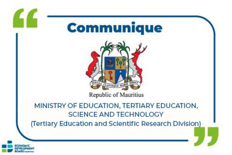 Mauritius-Africa Scholarship Scheme 2023 – Call for applications - EDB ...