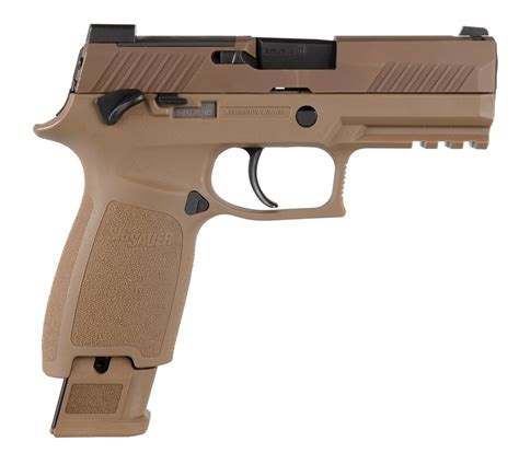 Sig Sauer P320 M18 Carry 9mm 3.9" Pistol, Coyote Tan - $599.99 | gun.deals