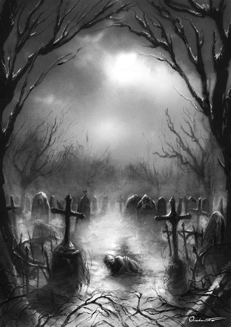 Cemetery by Satibalzane on DeviantArt