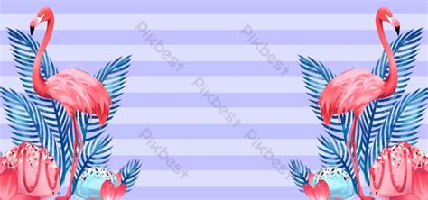 Purple Striped Background Pink Flamingo Plant Stripes | PSD Free Download - Pikbest