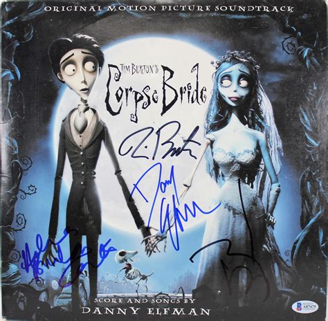 Lot Detail - The Corpse Bride Signed Soundtrack Album with Depp, Burton, Carter & Elfman ...