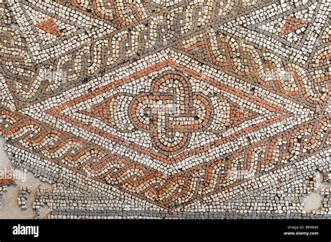 Roman Mosaic at Fishbourne Roman Palace, England, UK Stock Photo, Royalty Free Image: 31551408 ...