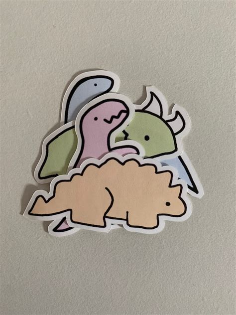 Dino Sticker Pack | Etsy