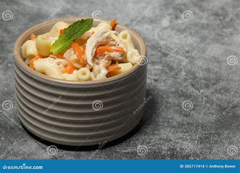 Filipino Chicken Sopas in Ribbed Bowl on a Table. Stock Photo - Image of leaf, tasty: 305717414