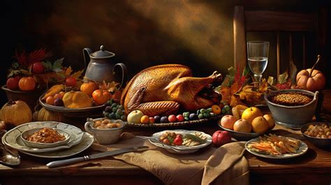 Thanksgiving Dinner Table Wall Pictures Backgrounds | PSD Free Download - Pikbest