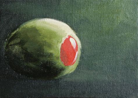 Olive Painting by Scott Alcorn