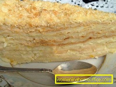 Cake napoleon puff pastry - Women's magazine