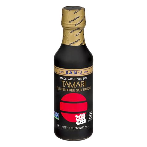 San-J Naturally Brewed Premium Soy Sauce Tamari, 10 Fl Oz - Walmart.com