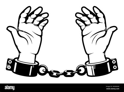 Slave fetters shackles Stock Vector Images - Alamy