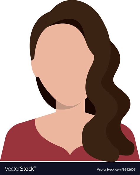 Young executive woman profile icon Royalty Free Vector Image