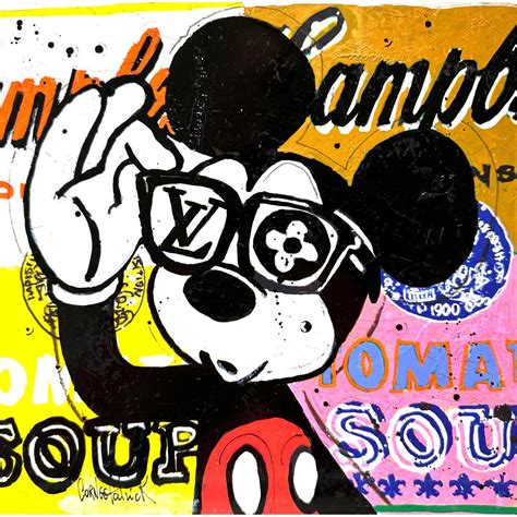 Pop Art Mickey Mouse Andy Warhol