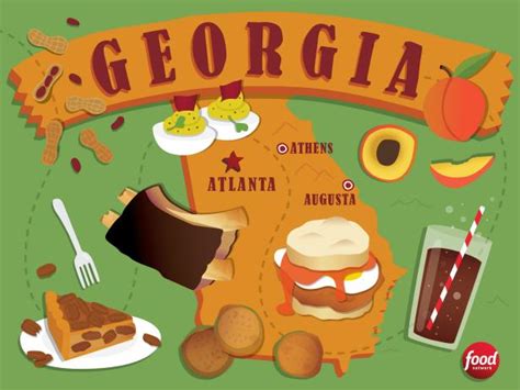 The Best Food in Georgia : Food Network | Best Food in America by State ...