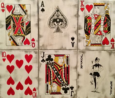 Joker Art Joker Card Playing Cards Art Original Man Cave Art - Etsy