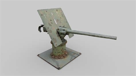 Hotchkiss Six Pounder QF Gun - Download Free 3D model by artfletch ...