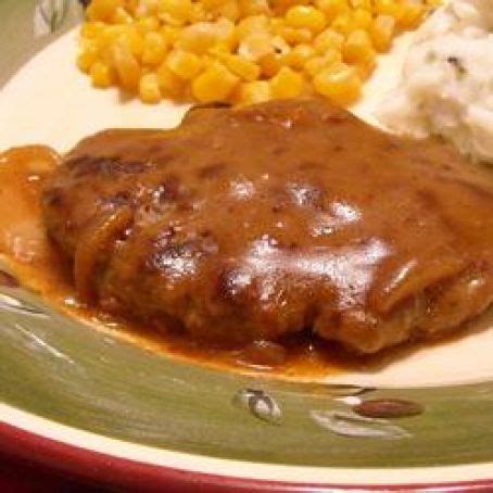 Hamburger Steak with Onions and Gravy Recipe - (4.1/5)