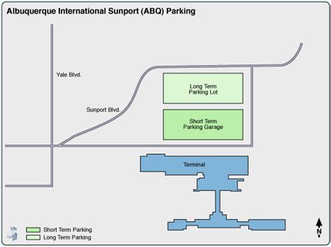 Albuquerque Sunport Airport Parking | ABQ Airport Long Term Parking Rates & Map