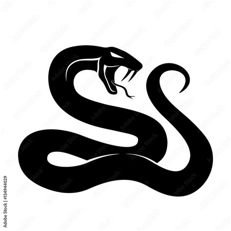 Snake sign. Stock Vector | Adobe Stock