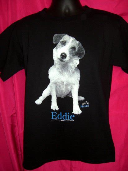 TV's FRASIER EDDIE the Dog --Jack Russell Terrier ~ Circa 1997 Medium T ...