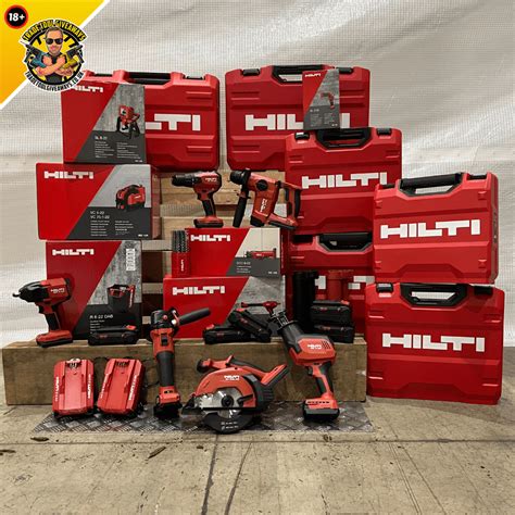 Mega Hilti Cordless Power Tool Bundle - Power Tool Competitions - Win Vans & Power Tools