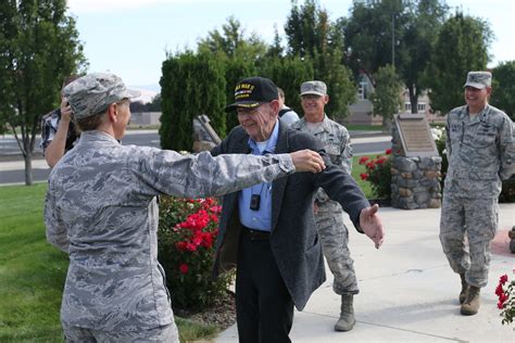 WWII Veteran brings pieces of Kingsley Field's history to life