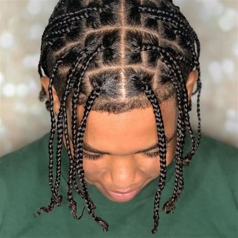 Box Braids For Men: 22 Ways To Wear Them In 2023 | Mens braids hairstyles, Single braids ...