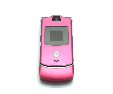 Motorola Razr Flip Phone Pink