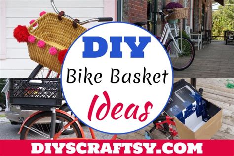 25 DIY Bike Basket Ideas - How to Build Bicycle Basket - DIYsCraftsy