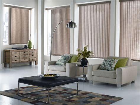 Premium Fabric Vertical Blinds | Living room blinds, Blinds for windows, Living room windows