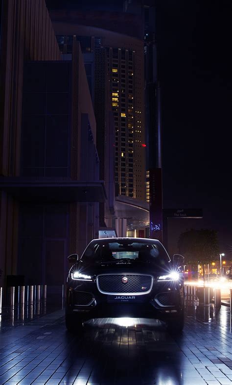 Luxury Sedan, dark, Jaguar F-Pace, 1280x2120 wallpaper | Black jaguar car, Luxury sedan, Jaguar