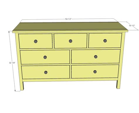 7 Drawer Extra Wide Dresser | Ana White