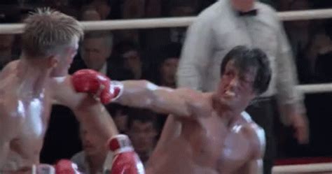 Rocky's Epic Knockout Punch - GIF