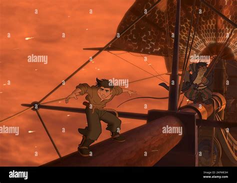 JIM HAWKINS, JOHN SILVER, TREASURE PLANET, 2002 Stock Photo - Alamy