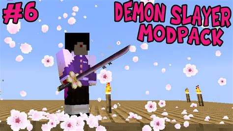 SECRET SAKURA BREATHING STYLE?! || Demon Slayer Modpack Episode 6 (Minecraft Demon Slayer Mod ...