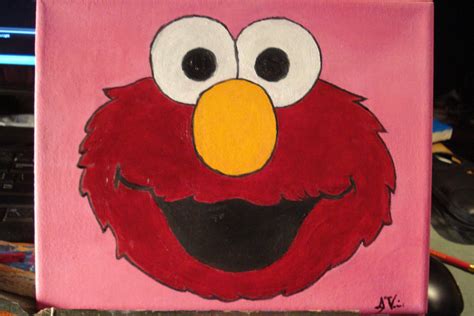 Elmo 8x10 Painting by Soulful-Purple-Wolf on DeviantArt