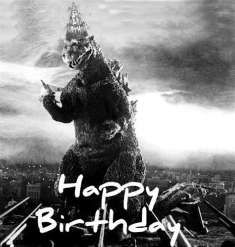 Happy Birthday From Godzilla