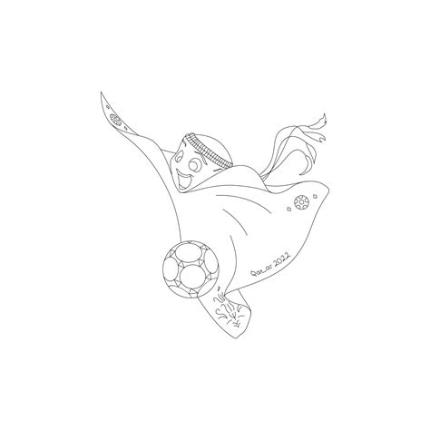 FIFA WORLD CUP 2022 MASCOT QATAR - LA'EEB 12867657 Vector Art at Vecteezy