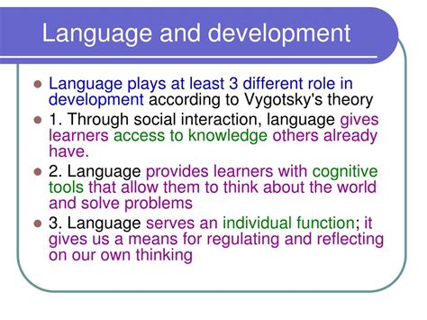 PPT - Vygotsky's theory of cognitive development (sociocultural) PowerPoint Presentation - ID ...