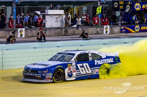 NASCAR XFINITY Series 2015 champion Chris Buescher, Roush Fenway Racing ...