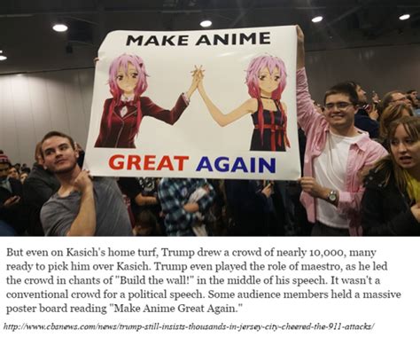 Trump will make anime great again | #TrumpAnime / Rick Wilson Controversy | Know Your Meme